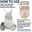 Gift For Women,Gift For Men,Gift For Husband,Gift For Wife,Gift For Girlfriend,Gift For Boyfriend,Gift For Couples,Long Distance,Christmas,Love - I Love You More Than All The Miles Between Us - Personalized Mason Jar Light