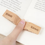 Gift For Yourself,Gift For Couples,Gift For Husband,Gift For Wife,Reading,Happy - I Love You To The Moon And Back - Personalized Thumb Page Holder