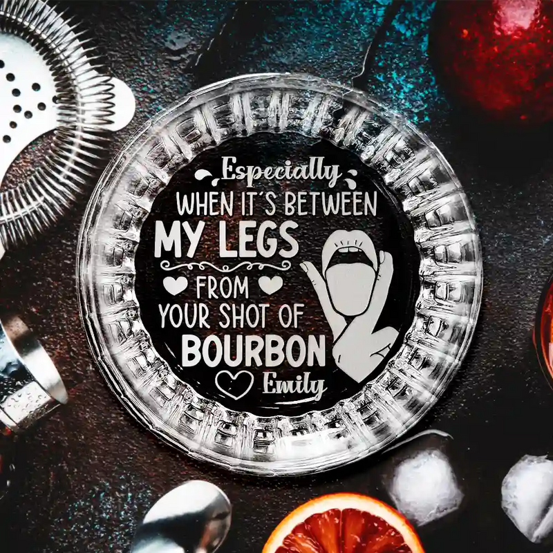 Gift For Couples,Gift For Husband,Gift For Wife,Gift For Boyfriend,Gift For Girlfriend - I Love Your Face - Personalized Rocks Whiskey Glass