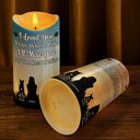 Gift For Women,Gift For Men,Christmas,Dog Lovers,Dog Mom,Dog Dad,Memorial,Sad - I Loved You Your Whole Life Memorial - Personalized Flameless LED Candle