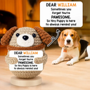 Pet Lovers - I May Be A Tiny Dog - Personalized Doll Crochet With Custom Card