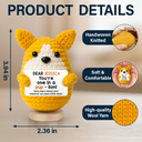 Pet Lovers - I May Be A Tiny Dog - Personalized Doll Crochet With Custom Card