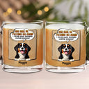 Funny, Pet Lovers, Dog Lovers, Cat Lovers - I Mean Good Morning Dog Cat - Personalized Glass Mug