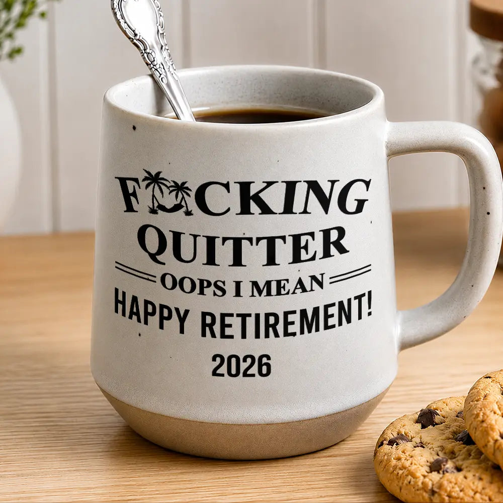 Gift For Men,Gift For Yourself,Humorous,Vector - I Mean Happy Retirement - Personalized Conical Mug