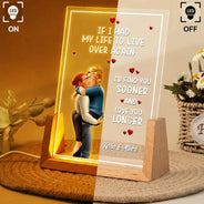 Gift For Couples,Gift For Husband,Gift For Wife,Gift For Girlfriend,LGBT,Love - I Met You Liked You Love You Forever - Personalized Night Light