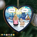 I Miss You I Know Memorial Dog Cat - Personalized 2-Layered Wooden Ornament