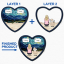 I Miss You I Know Memorial Dog Cat - Personalized 2-Layered Wooden Ornament