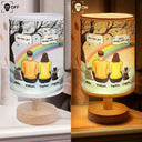 Dog Lovers,Dog Mom,Cat Lovers,Cat Mom,Pet Lovers,Memorial,Sad - I Miss You Memorial Dog Cat Memorial - Personalized Fabric Lamp