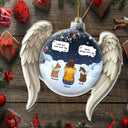 Christmas, Memorial, Sad, Pet Lovers, Dog Lovers, Cat Lovers - I Miss You Pet Memorial - Personalized Custom Shaped Acrylic Ornament