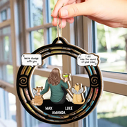Sad,Memorial,Pet Lovers,Christmas  - I Miss You Pet Memorial - Personalized Suncatcher Ornament