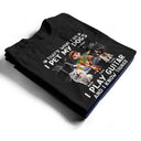 Gift For Women, Gift For Men, Gift For Yourself, Happy, Guitar - I Play Guitar And Pet My Dogs - Personalized T Shirt