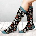 Gift For Yourself, Gift For Women, Reading, Happy, Gift For Men, Christmas - I Really Do Need All These Books - Personalized Socks