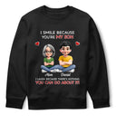 Dad - Daughters (Adult),Dad - Daughters (Young),Dad - Children,Mom - Children,Mom - Daughters (Adult),Gift For Daughter,Mom - Daughters (Young),Mom - Sons,Dad - Sons,Gift For Son,Grandpa - Grandkids,Grandma - Grandkids,Gift For Grandkids,Happy - I Smile Because You Are My Daughter Son - Personalized T Shirt