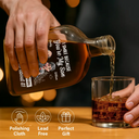 Dad - Sons, Gift For Son, Mom - Sons, Happy - I Smile Because You're My Son - Personalized Whiskey Bottle