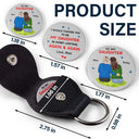 Gift For Daughter, Mom - Daughters (Adult), Mom - Daughters (Young), Gift For Grandkids, Happy, Gift For Women, Gift For Men - I Would Choose You To Be My Daughter Son - Personalized Leather Pocket Hug