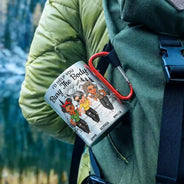 Happy, Gift For Bestie, Best friends' Hobby - I Would Help You Bury The Body - Personalized Carabiner Mug