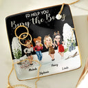 Gift For Bestie, Funny - I Would Help You Bury The Body 3D Effect Besties - Personalized Ring Dish