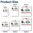 Camping,Campsite,Gift For Yourself,Gift For Men,Gift For Women,Happy - I'd Rather Be Nowhere - Personalized Decor Decal