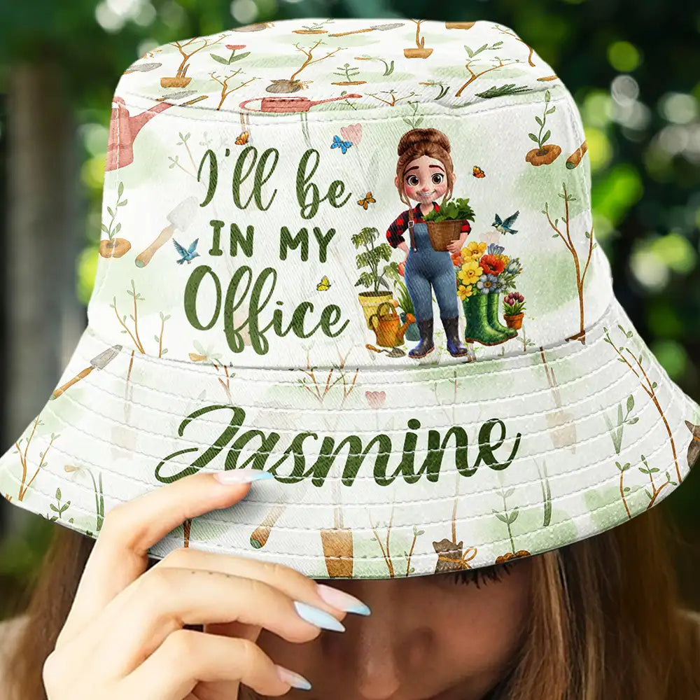 I'll Be In My Office - Personalized Bucket Hat