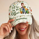 Summer,Gardening,Gift For Women,Happy - I'll Be In My Office - Personalized Classic Cap