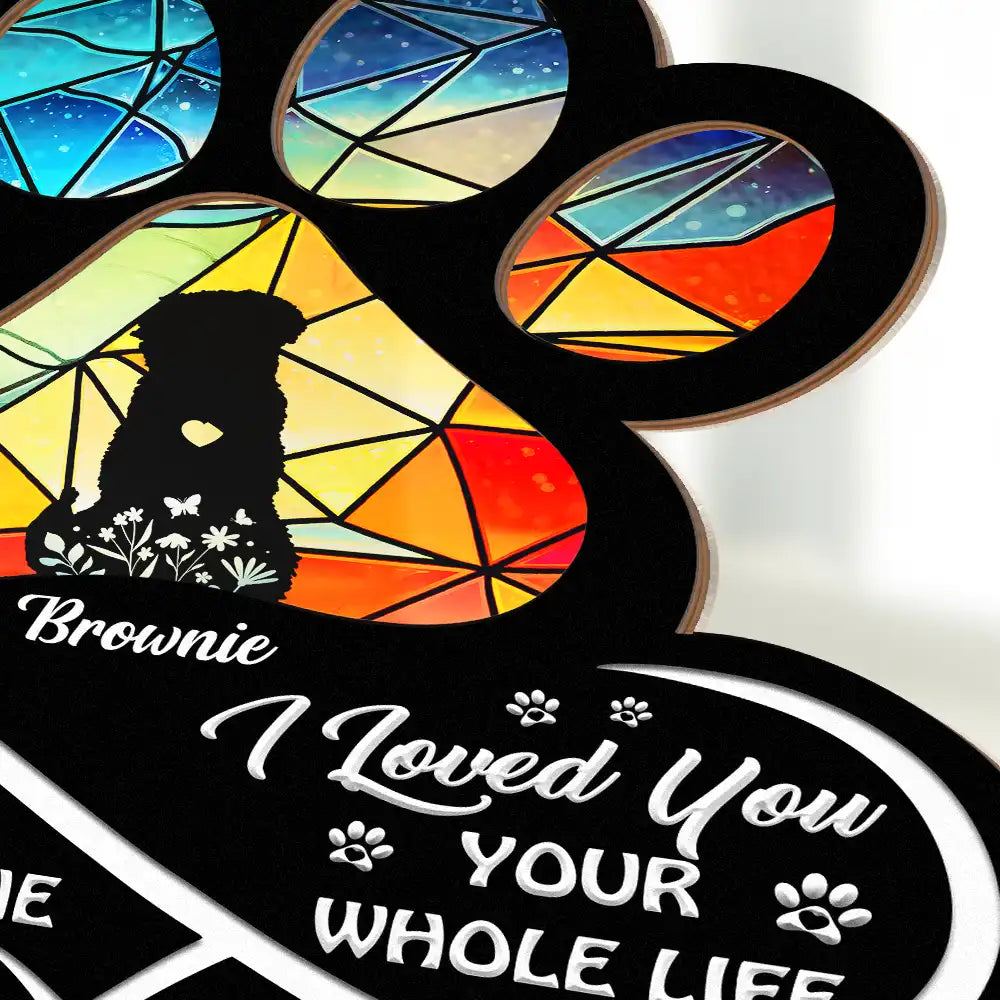 Pet Lovers, Christmas, Memorial, Sad - I'll Miss You The Rest Of Mine - Personalized Plug-in Night Light