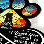 Pet Lovers, Christmas, Memorial, Sad - I'll Miss You The Rest Of Mine - Personalized Plug-in Night Light