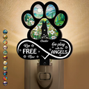 Pet Lovers, Christmas, Memorial, Sad - I'll Miss You The Rest Of Mine - Personalized Plug-in Night Light