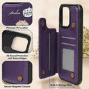 Dog Lovers, Dog Mom, Dog Dad - I'm A Cat Person - Personalized Leather Flip Wallet Phone Case
