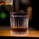 Memorial, Sad - I'm Always With You - Personalized Rocks Whiskey Glass