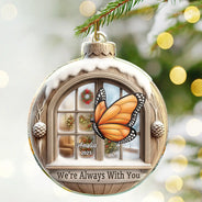 Memorial,Christmas,Family,Parents,Gift For Grandparents,Sad - I'm Always With You 3D Effect - Personalized Custom Shaped Acrylic Ornament