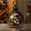 Memorial, Family, Parents, Gift For Grandparents, Sad - I'm Always With You Heart Memorial - Personalized Candlelight Lantern Ornament