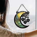 Memorial,Sad,Family,Parents,Gift For Grandparents - I'm Always With You Heart Memorial - Personalized Window Hanging Suncatcher Ornament