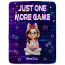 Gift For Kids, Gift For Grandkids, Gift For Son, Happy - I'm Gaming Do Not Disturb - Personalized Fleece Blanket, Sherpa Blanket