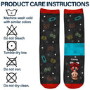 Gift For Kids,Gift For Grandkids,Dad,Children,Happy,Christmas - I'm Gaming Do Not Disturb - Personalized Socks