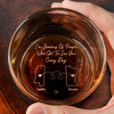 Sentimental,Gift For Bestie,Long Distance,Icon - I’m Jealous Of People Who Get To See You Every Day - Personalized Engraved Whiskey Glass