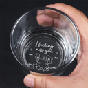 Sentimental,Gift For Bestie,Long Distance,Icon - I’m Jealous Of People Who Get To See You Every Day - Personalized Engraved Whiskey Glass