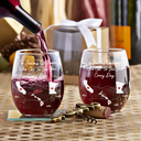 Sentimental, Gift For Bestie, Long Distance, Icon - I’m Jealous Of People Who Get To See You Every Day - Personalized Stemless Wine Glass