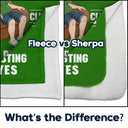 Gift For Father,Gift For Grandpa,Gift For Husband,Non-Eng,Vector,Humorous - I'm Just Resting My Eyes - Personalized Fleece Blanket, Sherpa Blanket