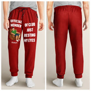 Gift For Father,Humorous,Vector - I'm Just Resting My Eyes - Personalized Pajama Pants