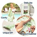 Dog Mom,Gift For Yourself,Beach,Travel,Summer,Happy - I'm Only Talking To My Dog Today - Personalized Beach Towel