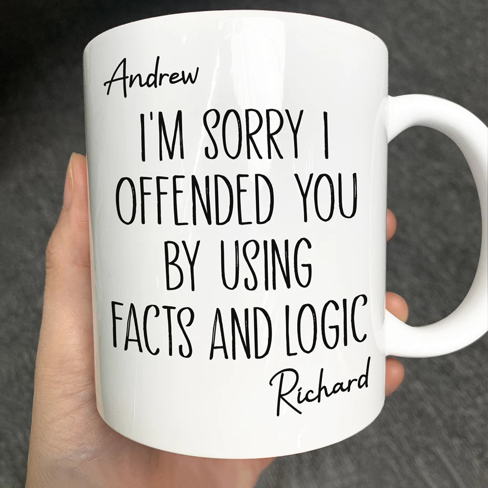 I'm Sorry I Offended You - Personalized Mug – Wander Prints