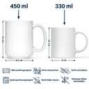 Dad - Daughters (Adult),Dad - Daughters (Young),Gift For Daughter,Happy,German,Top Market,Non-Eng,Vector - Ich Lächle Weil Du Meine Tochter Bist - Personalisierte Tasse