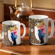 Gift For Couples, Gift For Husband, Gift For Wife, Gift For Boyfriend, Gift For Girlfriend, Happy - If I Have My Life To Life - Personalized White Edge-to-Edge Mug