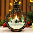 Sad, Christmas, Memorial, Dog Lovers - If Love Could Have Saved You - Personalized Candlelight Lantern Ornament