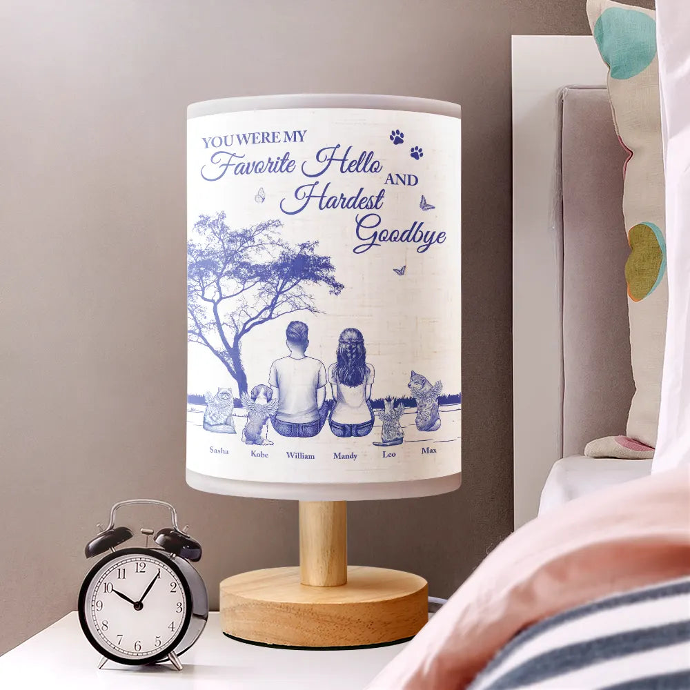 Pet Lovers,Pet Mom,Pet Dad,Dog Lovers,Dog Mom,Dog Dad,Cat Lovers,Cat Mom,Cat Dad,Memorial,Christmas,Sad,Gift For Women,Gift For Men,Custom Photo - If Love Could Have Saved You - Personalized Fabric Lamp