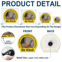 Punch Monkey,Gift For Yourself,Love,Gift For Bestie,Gift For Women,Gift For Men - In A World Where You Can Be Anything Be Kind - Personalized Acrylic Car Vent Clip