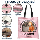 Punch Monkey,Gift For Yourself,Love,Gift For Bestie,Gift For Women,Gift For Men - In A World Where You Can Be Anything Be Kind - Personalized Tote Bag