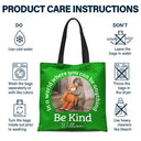 Punch Monkey,Gift For Yourself,Love,Gift For Bestie,Gift For Women,Gift For Men - In A World Where You Can Be Anything Be Kind - Personalized Tote Bag