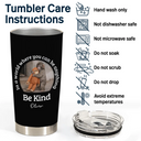 Punch Monkey,Gift For Yourself,Love,Gift For Bestie,Gift For Women,Gift For Men - In A World Where You Can Be Anything Be Kind - Personalized Tumbler