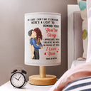 Love,Gift For Couples,Gift For Husband,Gift For Wife,Gift For Boyfriend,Gift For Girlfriend - In Case I Don't Say It Enough Couples - Personalized Fabric Lamp